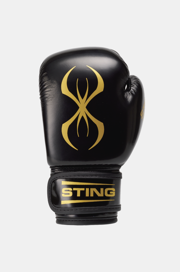 STING Arma Junior Boxing Gloves Black Gold